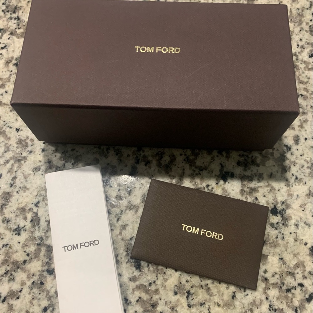 Authentic Tom Ford Empty Gift Box, Sunglass Storage Box w/ TF Certification Card